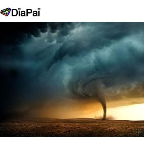 DIAPAI 5D Diamond Painting Full Drill Diamond Embroidery "Tornado scenery" Picture Of Rhinestone Handmade Home Decor A25630