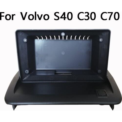 For Volvo S40 C30 C70 Car Fascia Navigation Frame Dash Frame Kit For 9" Universal Android Multimedia Player DVD player plate