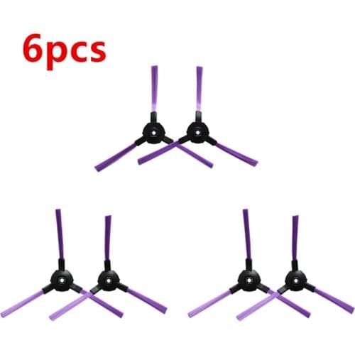 6pcs Vacuum Cleaner Side Brush for Haier HB-QT36B Robotic Vacuum Cleaner Parts Accessories