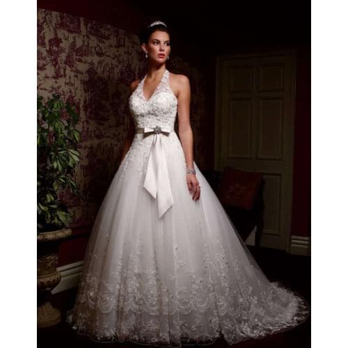 Цветы free shipping 2021 kate bandage top strapless beading bow belt guipure embroidery chiffon lace Bespoke Wedding Dresses