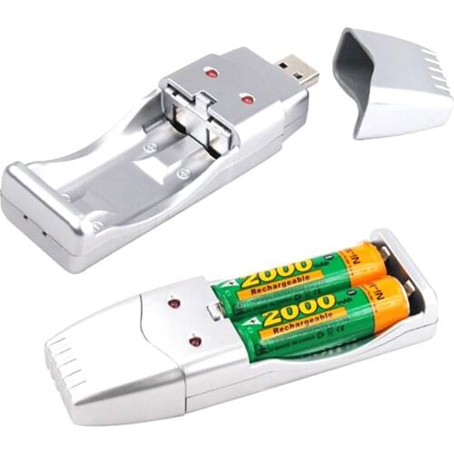 Good Quality 1pcs USB Charger for Ni-MH AA AAA Rechargeable Battery For Standard Battery High Capacity