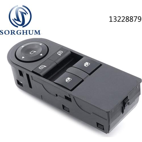 Front Left Driver Side Window Control Switch Button 13228879 13228706 For Opel Astra H 2005-2010 Zafira B 2005-2015