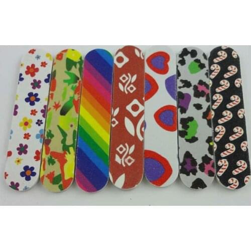 Mini Colorful Nail File Buffer and Emery Boards NFZ009