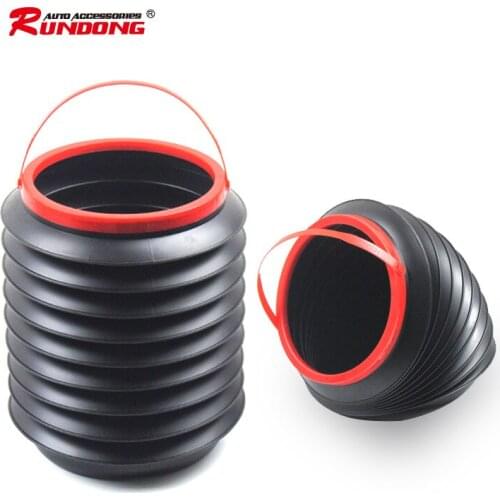 Rundong 4L Vehicle-mounted Multifunctional Retractable Water Tank Creative Folding Receiving Barrel Umbrella Barrel