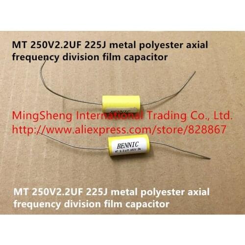 Original new 100% MT 250V2.2UF 225J metal polyester axial frequency division film capacitor (Inductor)