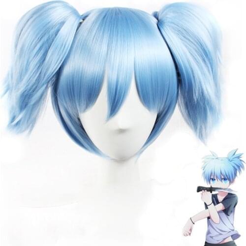 Assassination Classroom Shiota Nagisa cosplay wig Ansatsu kyoushitsu costume play wigs Halloween costumes +wig cap