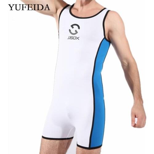 Sexy Mens Undershirts One-Piece Jumpsuit Sports Bodysuits Fitness Leotard Wrestling Singlet Underwear Pajamas Swim Boxer Shorts