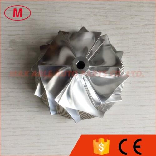 TD05H 451470-0001 66.65/84.00mm 6+6 blades high performance turbo aluminum 2618/milling/ Billet compressor wheel for racing