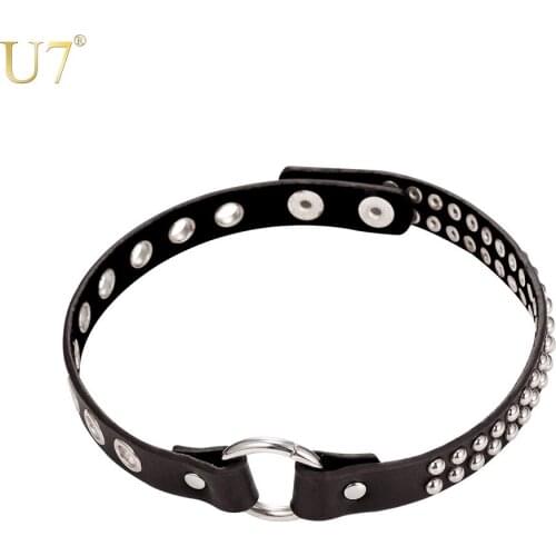 Женские кожаные чокеры U7 China At AliExpress