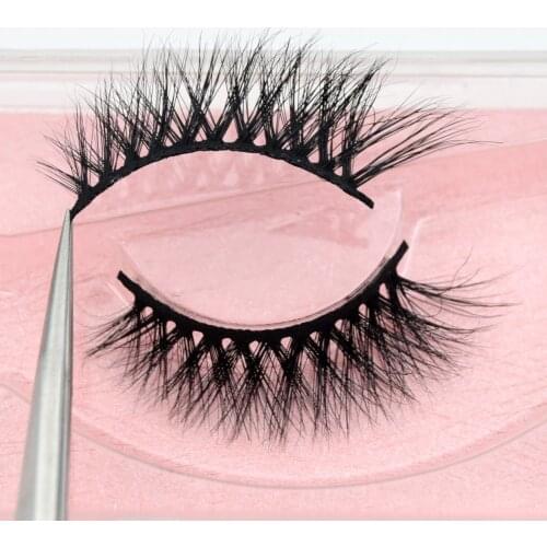 Visofree Eyelashes Makeup Mink eyelashes Handmade Full Strip Lashes Natural Long 3D Mink Lashes Cruelty-free False Eyelashes M09