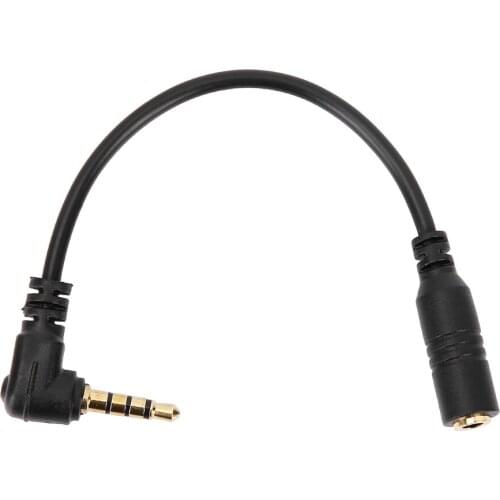 3.5mm Earphone Adapter Connector Audio Jack TRS to TRRS Converter Cable Line For Phone Tablet Microphone Accessories