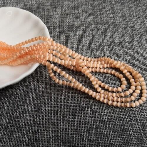 4mm cats eye round beads,A-grade material,all 32 colors available,About 100 pieces per lot,0.9mm holes for your jewelry project