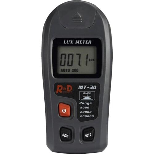 MT-30 Digital Lux Meter 200000 LCD Electronic Photometer Pocket Mini Light Sensor Luminometer Measure Tester Illuminometer
