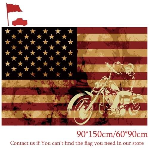 90*150cm 60*90cm 3X5FT Flag Of Pirate Riding Motorcycle American Priate Flags 90x150cm Customized Pirate Banners