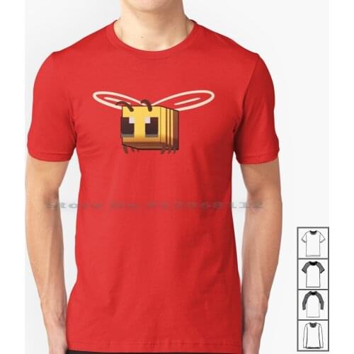 Bee T Shirt 100% Cotton Bee Mojang Gaming Insects Bugs Indie Cute Kids Animals Videogames Video Games Gamer Creative Trending