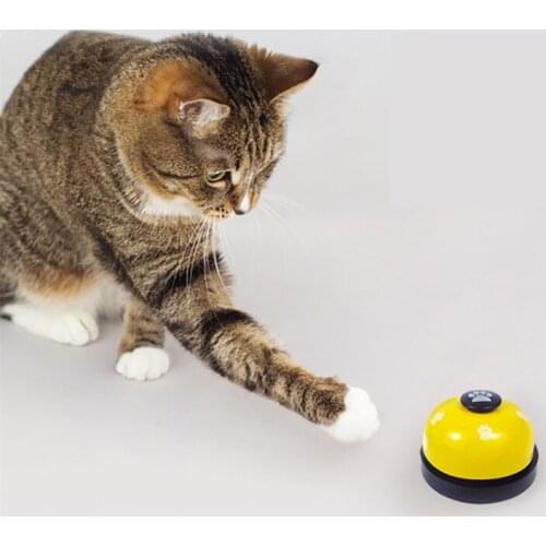 LosFick Pet Call Bell Dog Toys Training Dog Cat Feeding Ringer Educational Toy Pets Toy Interactive Bell Eating Food Feeder Tool