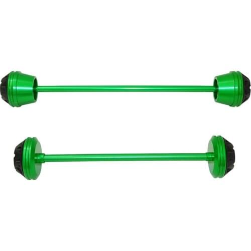 Motorbike For Kawasaki Z900 2017 2018 2019 2020 2021 Front & Rear 3D Wheel Fork Axle Sliders Cap Crash Protector