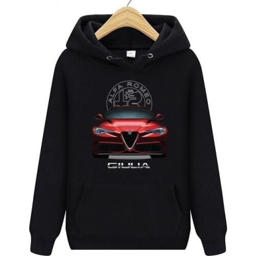 Men Sweatshirt Alfa Romeo Outdoor Hiking Sportwear Car 3d Printed Woman Tops Sport Youth Skiing Hooded Pullover