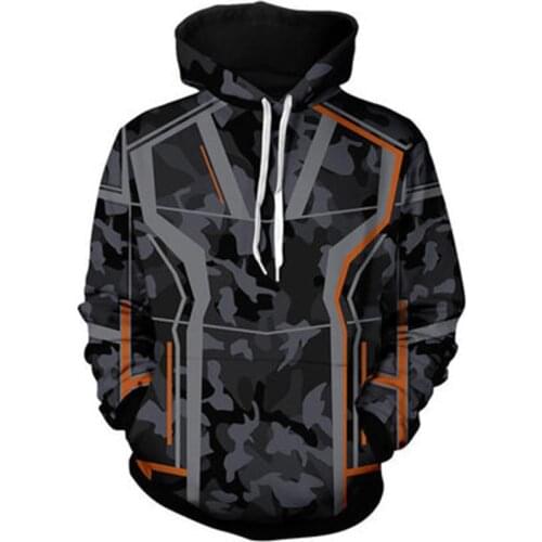 Tony Stark Hooded Jacket Movie same style Sweatshirt For Men 3D Print Hoodies Streetwear Casual Cospaly Kids Zipper Clothing