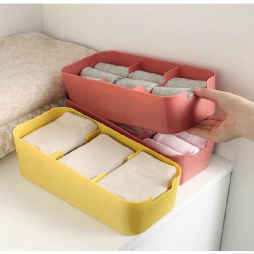Socks Shorts Organizer Drawer Divider Boxes Underwear Bra Organizer Storage Box Bras Scarves Ties Socks Boxes