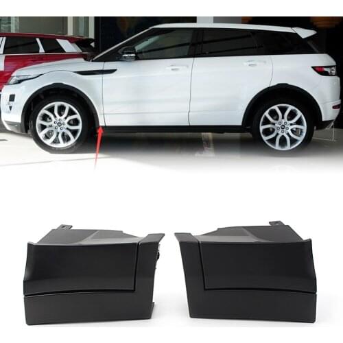 ABS Car Front Lower Fender Exterior Moulding Trim 2Pcs for Land Rover Range Rover Evoque 2012 2013 2014 2015 2016 2017 2018