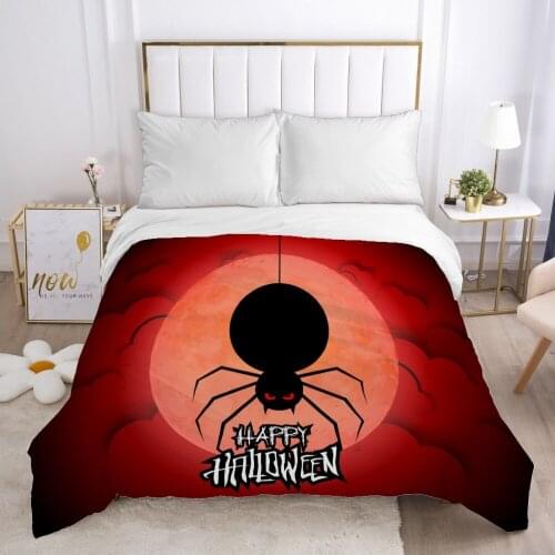 Cartoon Hallowmas Childrens Duvet cover Quilt/Blanket/Comfortable Case Bedding for kids baby boy girls 140x200 for Home spider