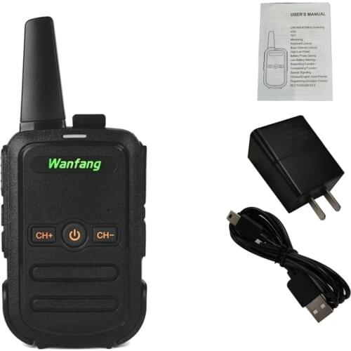 OOTDTY Walkie-talkie professional mini color ultra-thin ultra-small USB direct charging