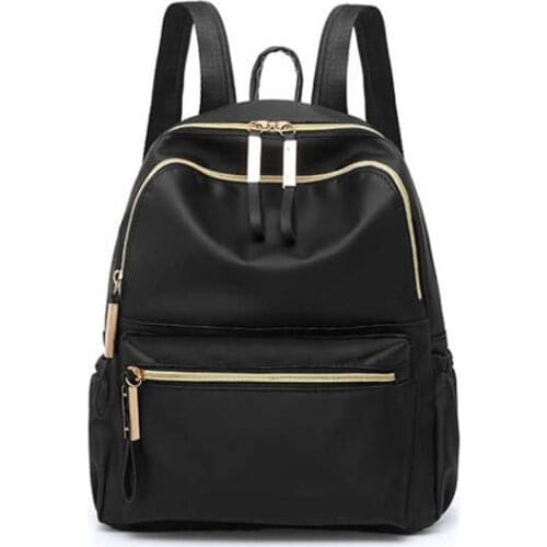 Casual Oxford Backpack Women Black Waterproof School Bags for Teenage Girls High Quality Fashion Travel Tote Backpack
