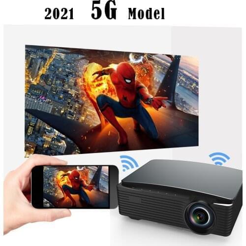 2021 Hot HDR Projektor 1080P WiFi Videoprojecteur 6500Lux Outdoor Beamer with 250’’ Screen Home Portabl проектор