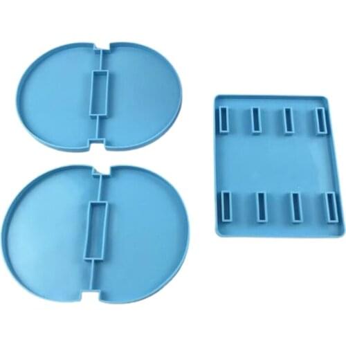 R58E Book File Storage Box Epoxy Resin Mold Documents Papers Organizer Holder Rack Casting Silicone Mould DIY Crafts Home Making