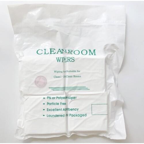 400PCS/Bag Soft Cleanroom wiper cleaning Non Dust LCD Repair Tool Wiping Cloth for Class 1-10000 Clean Rooms