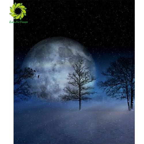 SNA diamond painting darkness landscape round diamond embroidery mosaic home decoration pattern handmade mosaic round rhinestone