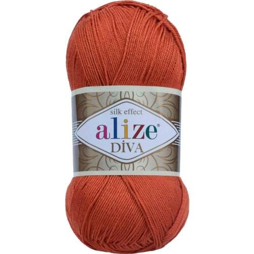 High Quality 5 Pieces Alize Diva Yarn Microfiber Acryilic Hand Knitting for Scarf Accesory Cardigan Thin Dyed Thread