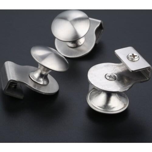 1Pc Unique Display Cabinet Knob Bathroom Shower Glass Door Handle Hardware Glass Door Handle/Clamp/Clips