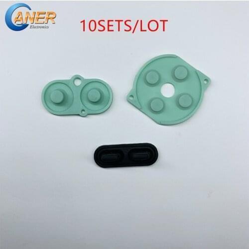 100sets For gbc Conductive Rubber Silicone Pads Buttons For Game Boy Color GBC Console