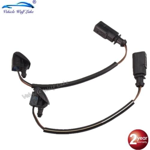 2pcs For Skoda Fabia MK1 2000 2001 2002 2003 2004 2005 2006 2007 2008 Car-styling Front Windshield Heated Spray Nozzle Water Jet
