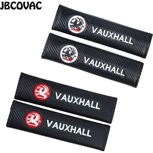 Car Styling Auto Accessories Sticker Black And Red Color Shoulders Pading Cover For Vauxhall Vxr Insignia Corsa Mokka Astra 2pcs