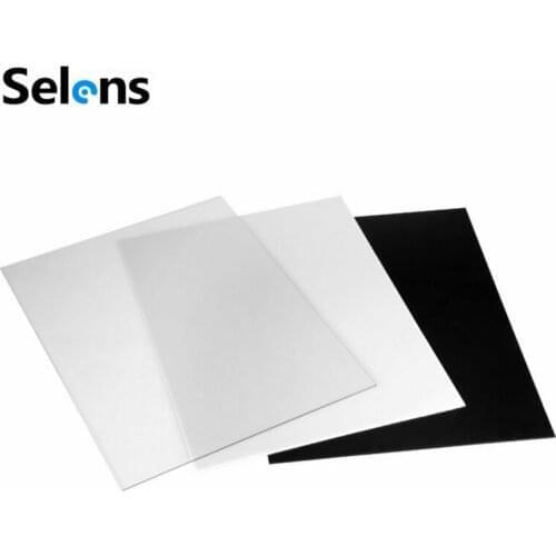 30x40CM Photographic Reflection Board Plastic Board Acrylic White Black Background Studio Accessory Photo Display Board