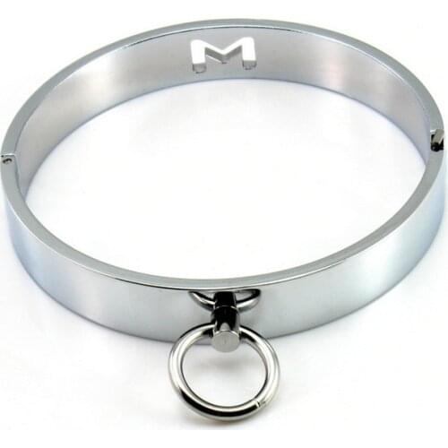 BDSM Toys Stainless Steel Collar slave Metal Neck Collar Sex Slave Role Play Necklace For Women Fetish Restraint BDSM Bondage