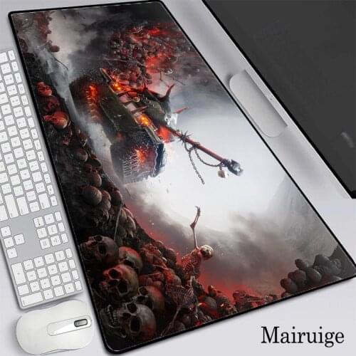 World of Tanks RGB Gaming Large Mouse Pad XXL Led Computer Mousepad Big Mouse Mat with Backlight Carpet for Keyboard Desk Mat