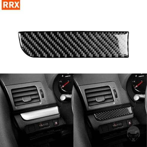 For Subaru Impreza WRX STI XV Crosstrek 2012 2013 2014 Carbon Fiber Main Drivers Both Side Trim Strip Sticker Car Accessories