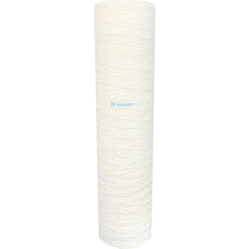 20"x4.5" Whole House Sediment String Wound Water Filter Replacement 20 Micron for 84637, WPX5BB97P, PC10, 355214-45, 355215-45