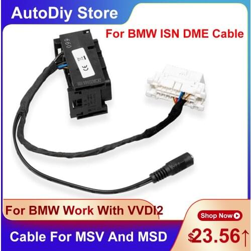 For Bmw ISN DME Cable For MSV and MSD Work With XHORSE VVDI2 Read ISN on Bench Car Diagnostics Cables And Connectors With CD