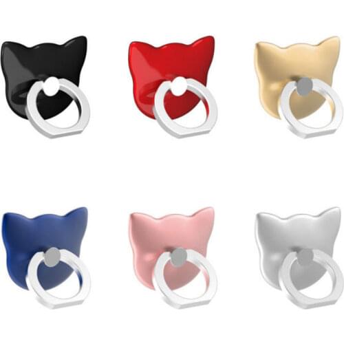 Cat Multifunctional Mobile Phone Holder Stand , Creative Ring Buckle Holder, Bedside Tablet Portable Universal Lazy Holder