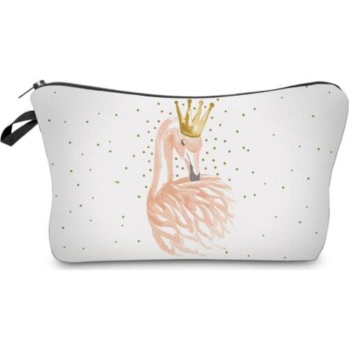 Cute Cartoon Printed Cosmetic Brush Organizer Bag Fashion Women Cosmetic Makeup Bags for Women Travel Storage Bag for Kids Gifts