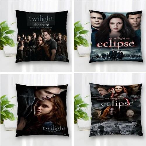 Custom The Twilight Saga Pillowcase With Zippered Bedroom Home Office Decorative Pillow Sofa Pillowcase Cushions Pillowcover