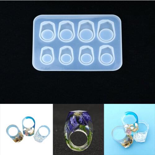 NOT AS LONG diy Crystal Epoxy Ring Pendant Silicone Mold Crafts Epoxy Bracelet Handmade Resin Mold Creative Jewelry