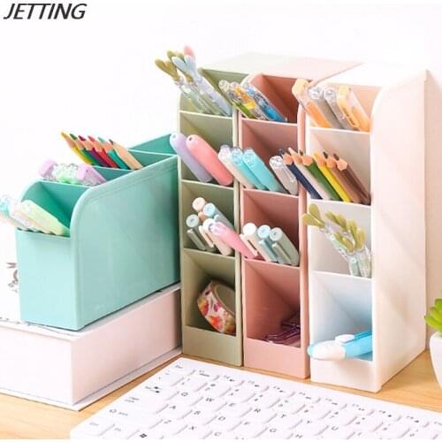 Pen Holder Pen Organizer Holder Caddy Office Pencil Mesh Desktop Storage Box Desk Pen Pencil Organizer