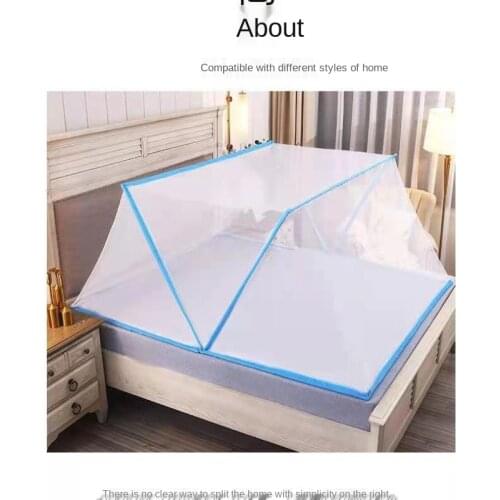 Portable mosquito-proof cover can be matched with large and small beds and can be folded to store mosquito nets
