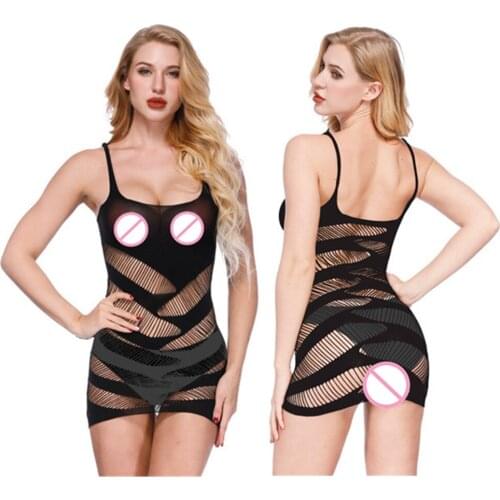 Sexy bodysuit for sex Womens Erotic Underwear Ladies Lingerie Sexy Babydoll Dress Underwear Sleepwear Chemise Dress Hollow Out